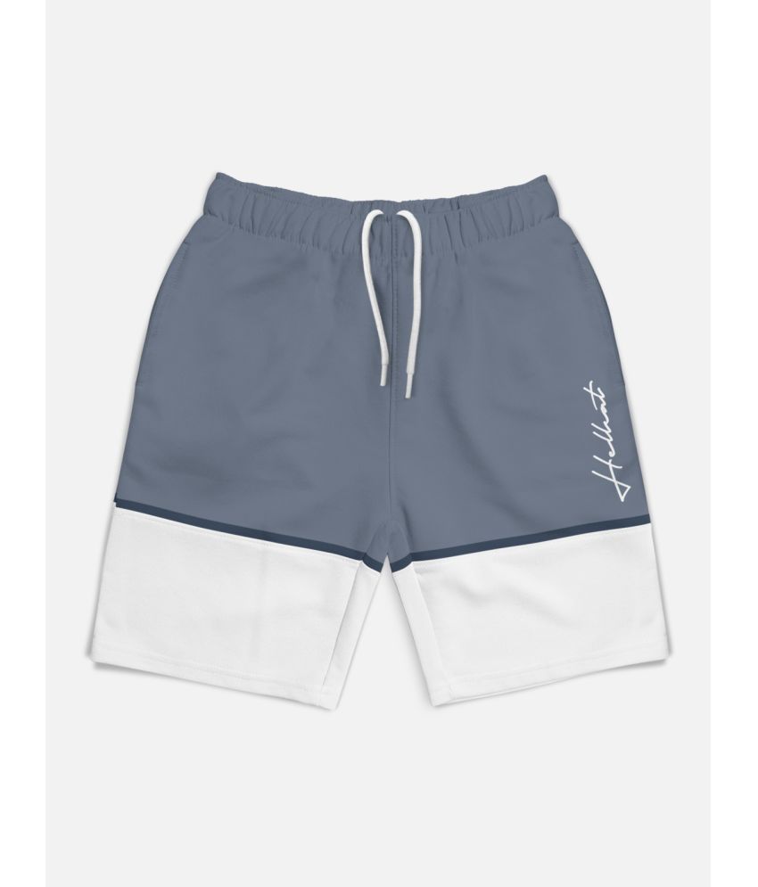     			HELLCAT - Grey Cotton Blend Boys Shorts ( Pack of 1 )