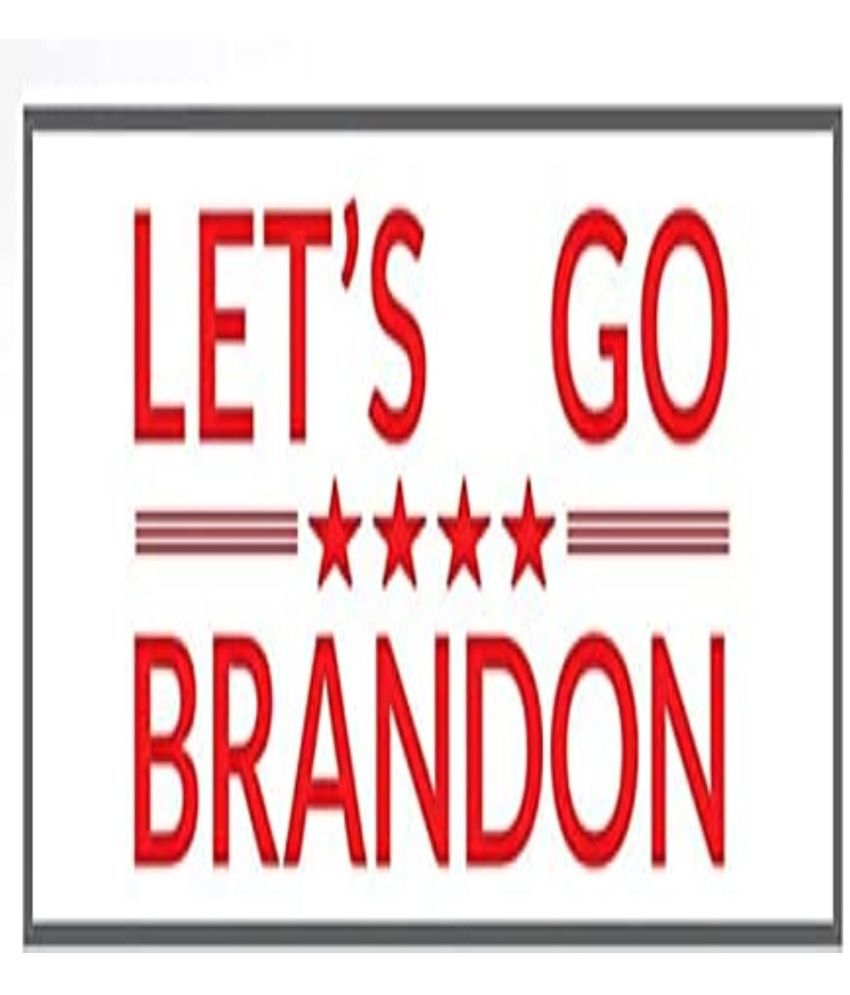    			Let's go Brandon Pre-Inked Rubber Stamp Office Stationary Message -Let's go Brandon(Red Pack of1)