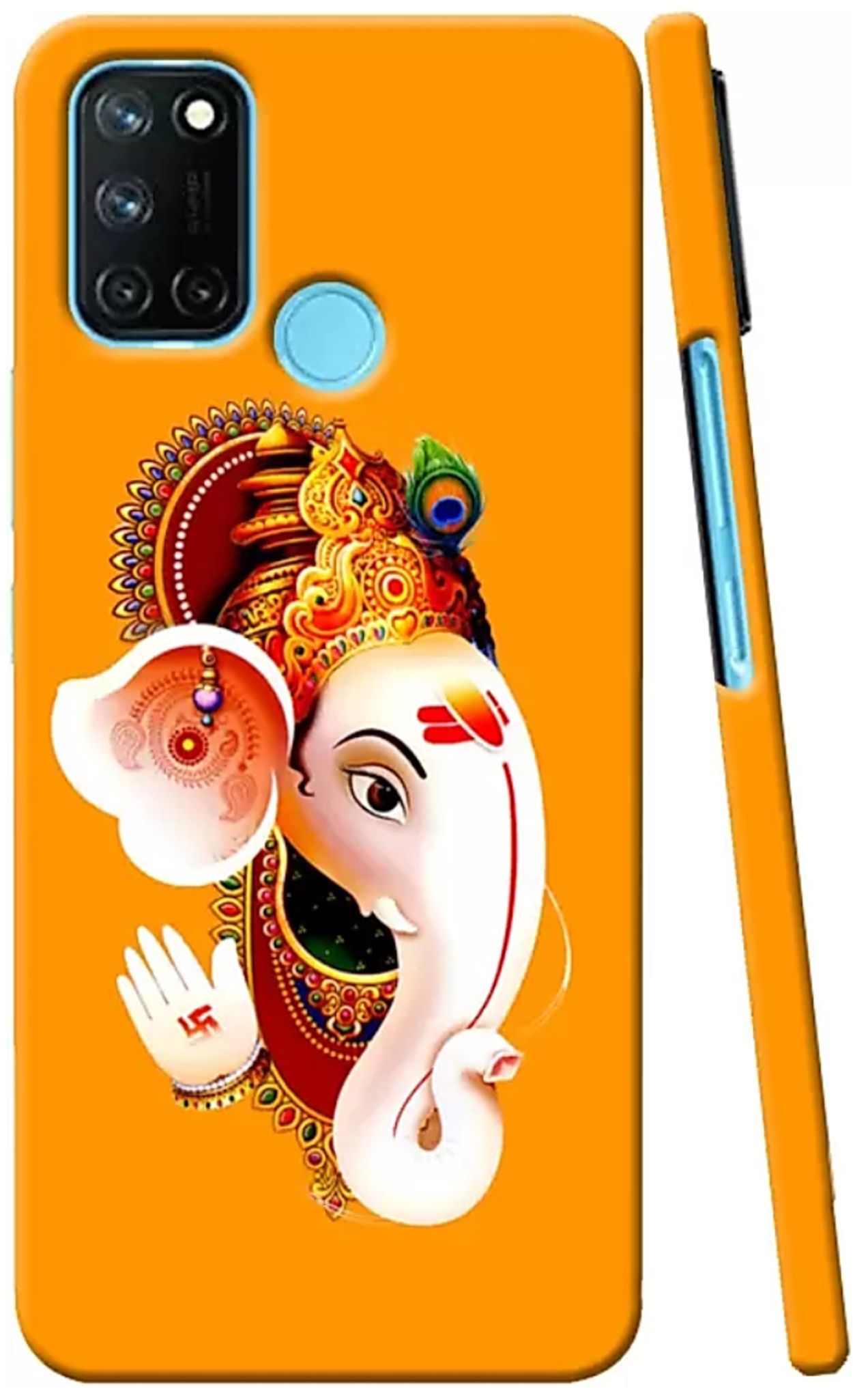     			T4U THINGS4U - Multicolor Polycarbonate Printed Back Cover Compatible For Realme C17 ( Pack of 1 )