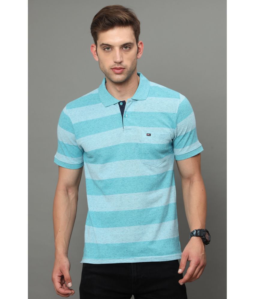     			Cool Colors - Blue Cotton Regular Fit Men's Polo T Shirt ( Pack of 1 )