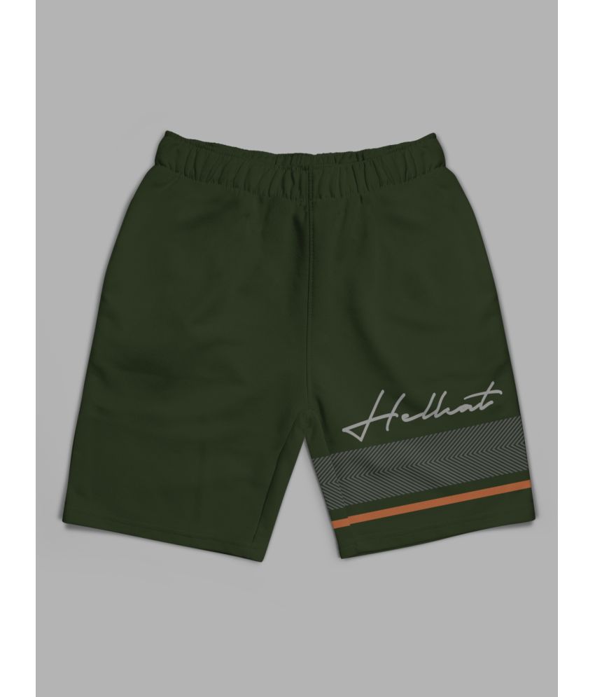     			HELLCAT - Olive Green Cotton Blend Girls Hot Pants ( Pack of 1 )