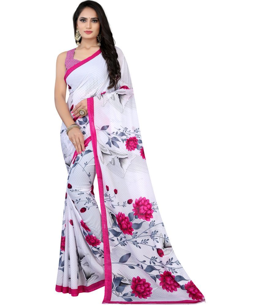     			LEELAVATI - Multicolor Georgette Saree With Blouse Piece ( Pack of 1 )