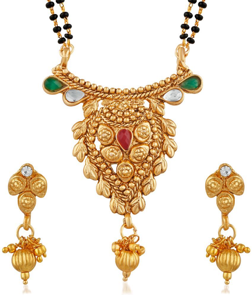     			Sukkhi - Multi Color Mangalsutra Set ( Pack of 3 )