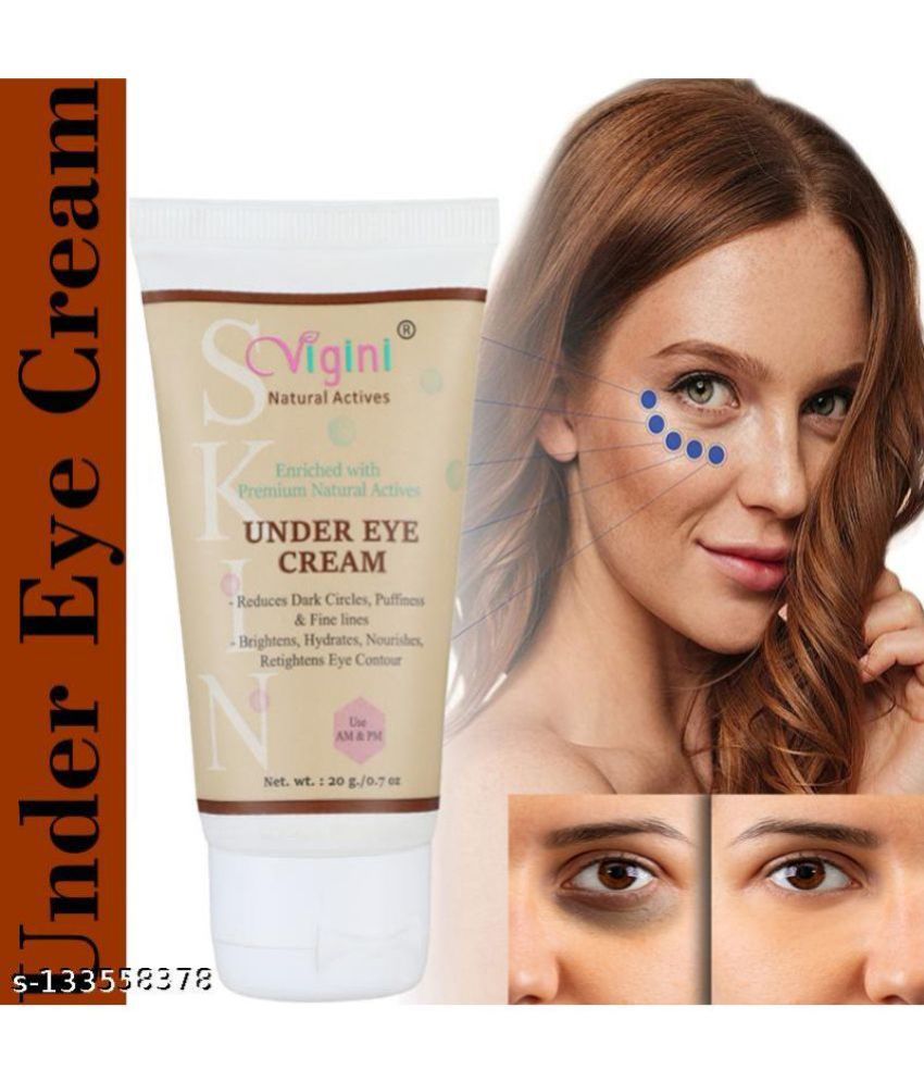     			Vigini Under Eye Dark Circle Wrinkle Remover Gel Cream Eye Roller 20 g