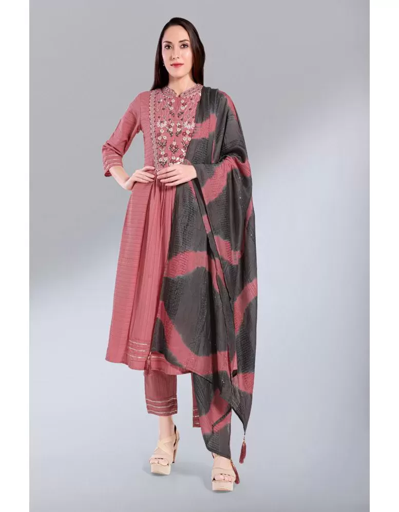 Madhuram Textiles Designer Womens Rayon Anarkali Printed Kurti 34 Sleeve  Fully Stitched Women Long Kurti