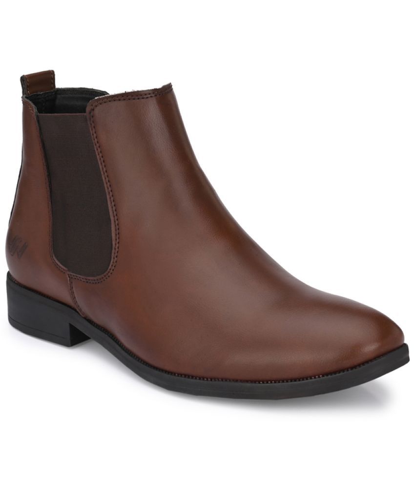     			viv - Brown Men's Chelsea Boots