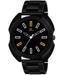 IIK COLLECTION - Black Stainless Steel Analog Men's Watch