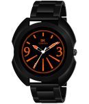 IIK COLLECTION - Black Stainless Steel Analog Men's Watch