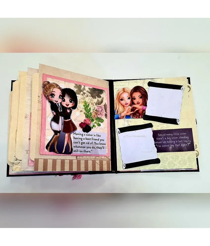 Handmade Scrapbook - Happy Birthday - Couple Scrapbook