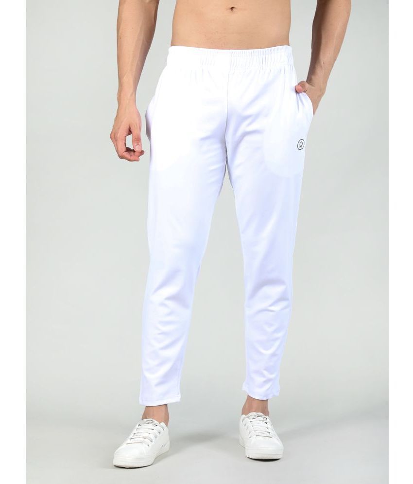     			Chkokko - White Polyester Men's Trackpants ( Pack of 1 )