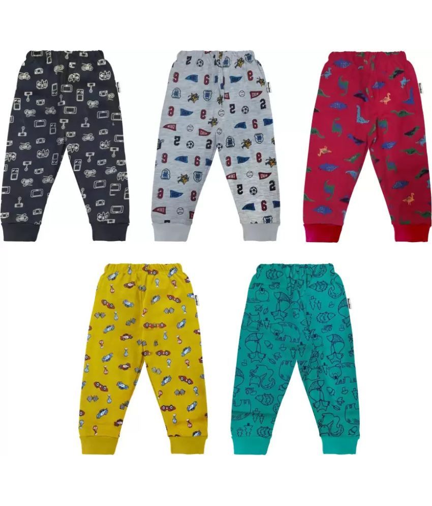     			NammaBaby Pack of 5 Boys Cotton Trackpant ( Multi )