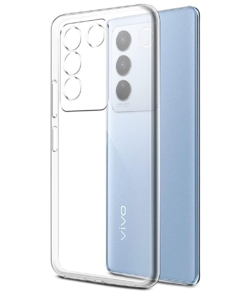     			Case Vault Covers - Transparent Silicon Silicon Soft cases Compatible For Vivo V27 Pro ( Pack of 1 )