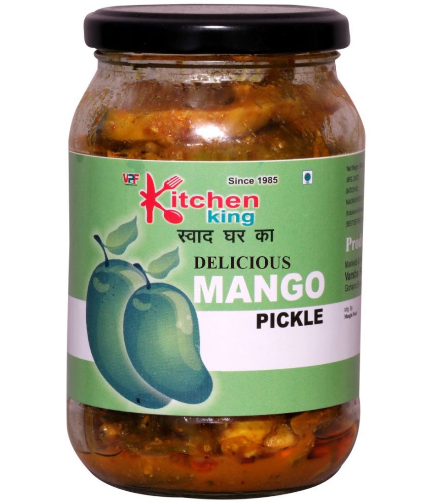     			Kitchen King Since-1985 Delicious Mango Pickle (Real Taste of Punjabi Pickle) Premium Pickle Jar| Ghar Ka Achar | Pickle 500 g