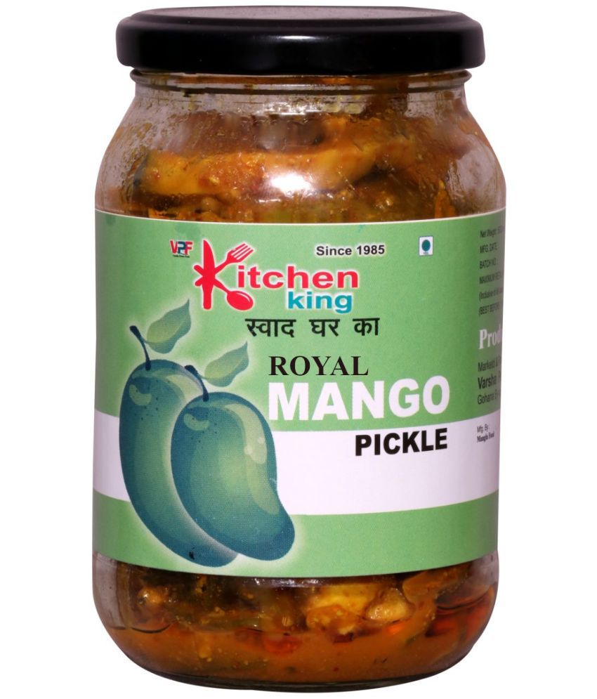     			Kitchen King Since-1985 Royal Mango Pickle (Real Taste of Punjabi Pickle) Premium Pickle Jar| Ghar Ka Achar | Pickle 500 g