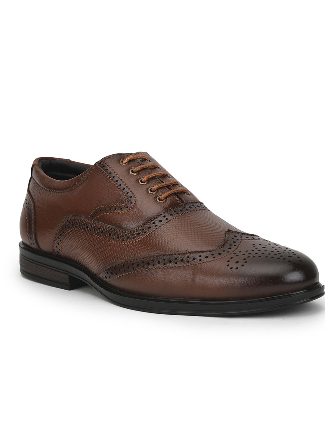    			Liberty - Brown Men's Brogue Formal Shoes