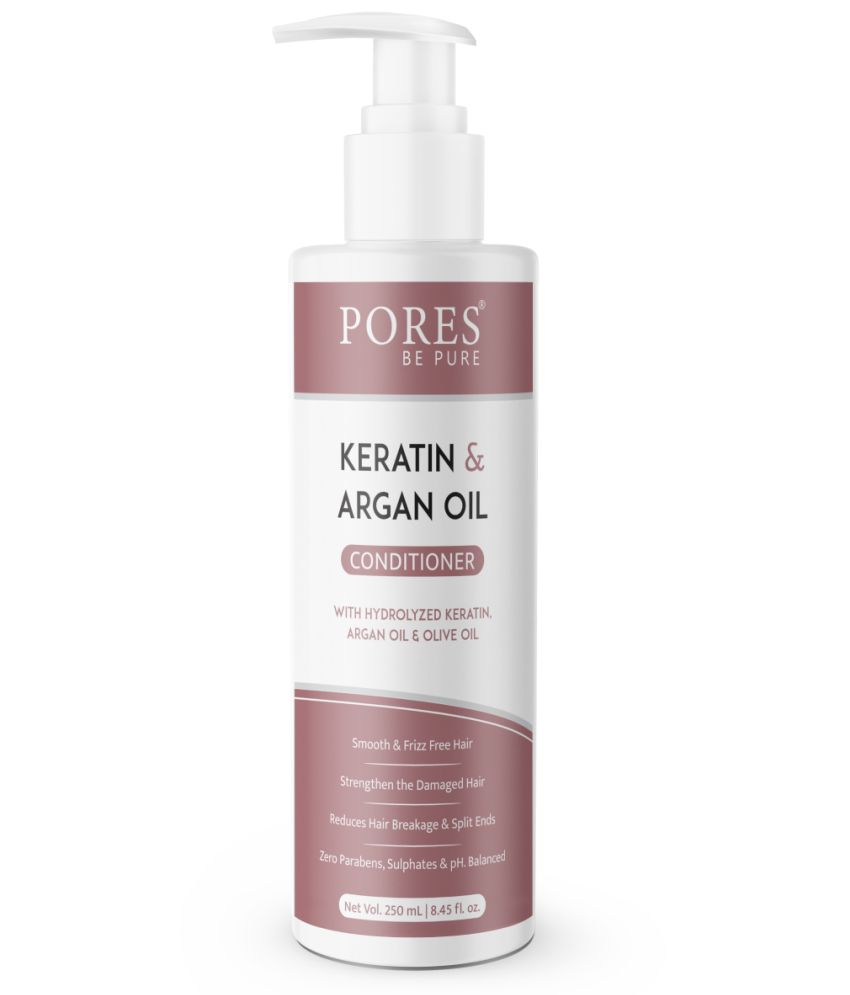     			PORES Be Pure Conditioner Keratin & Argan Oil Conditioner Deep Conditioner 250 mL