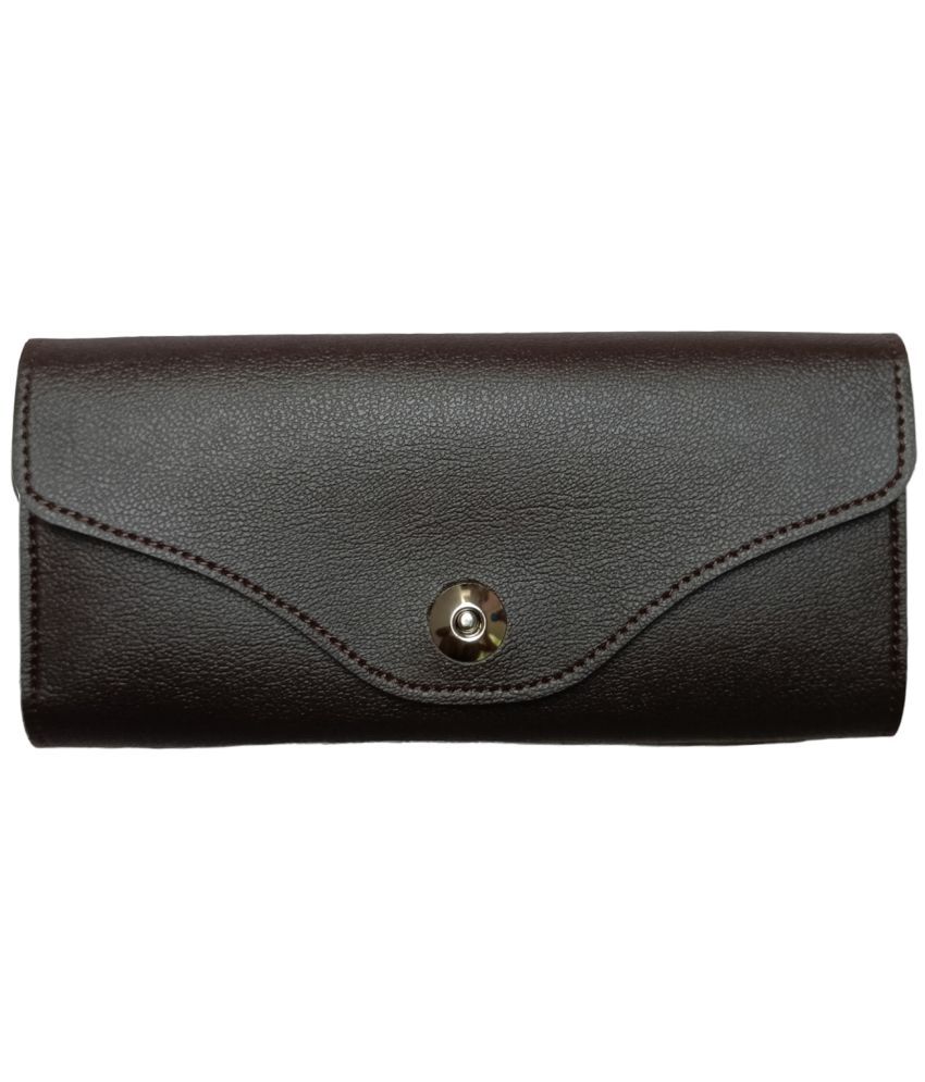     			RGVEEN - Faux Leather Maroon Women's Regular Wallet ( Pack of 1 )