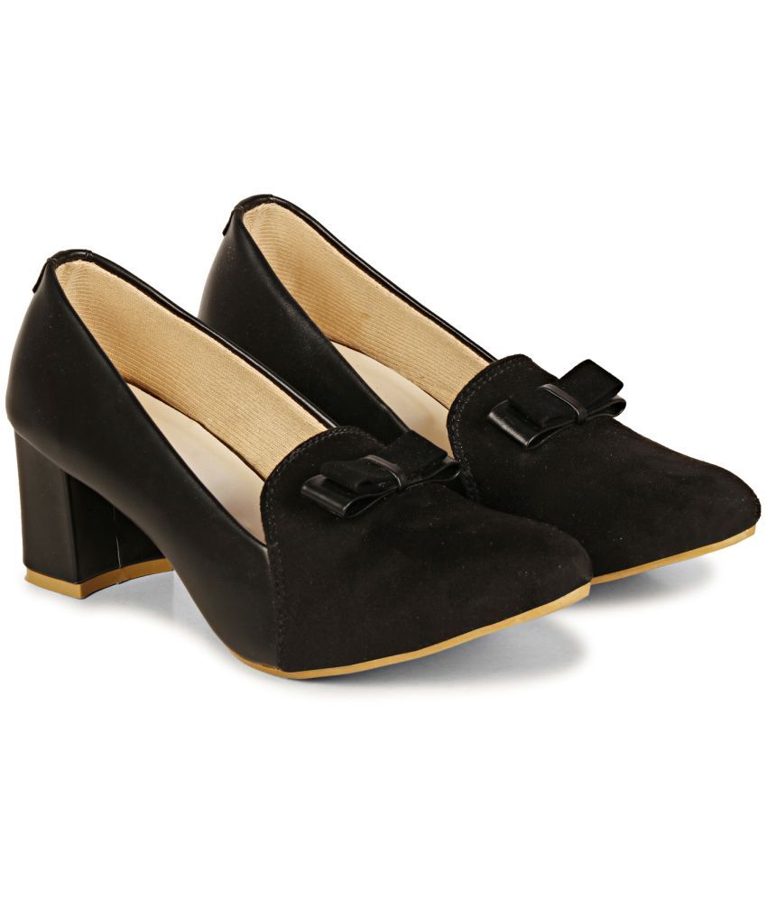     			Saheb - Black Women's Pumps Heels