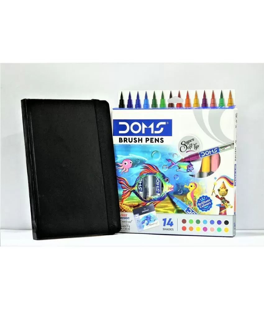 Doms Brush Pen (14 Shades) Price - Buy Online at ₹200 in India