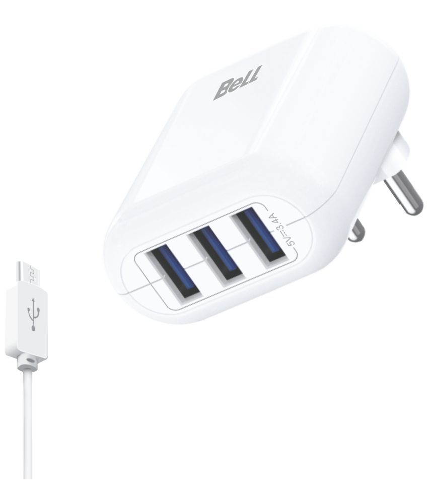     			Bell - USB 3.4A Travel Charger