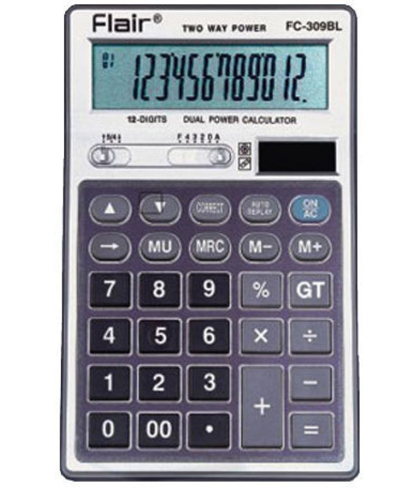     			Flair Fc - 309Bl Fc - 309Bl Basic Calculator (12 Digit)