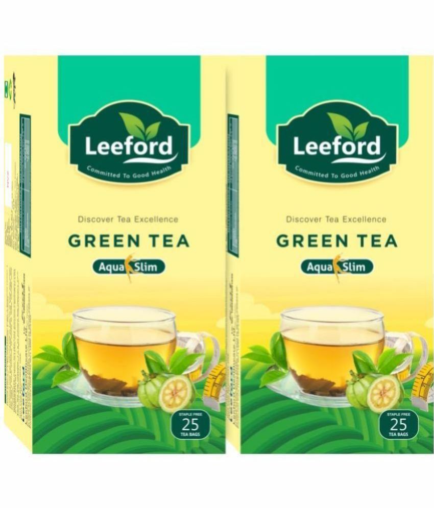     			Leeford Green Tea Aqua Slim 25 Tea Bags, pack of 2