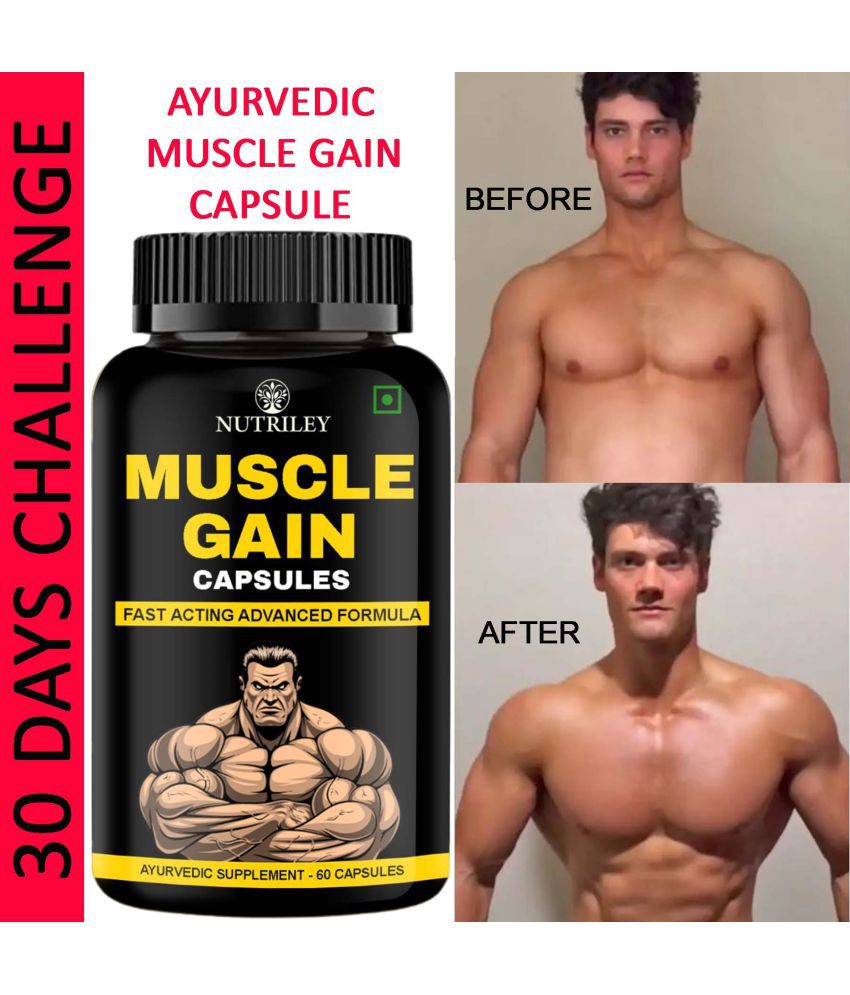     			Nutriley Muscle Gain Capsule, Mass Gainer, 60 gm Capsule