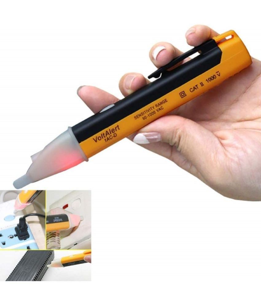     			Rangwell 90-1100V AC Voltage Detector Electrical Tester Pen Volt Tools with Flashlight and Sound