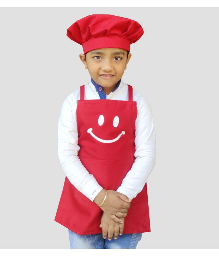     			Switchon - Polyester Printed Kitchen Apron with 2 Center Pocket ( Pack of 1 )