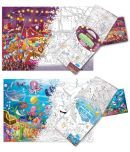 GIANT CIRCUS COLOURING POSTER and GIANT UNDER THE OCEAN COLOURING POSTER | Combo pack of 2 Charts I Beautifully illustrated Posters For Children