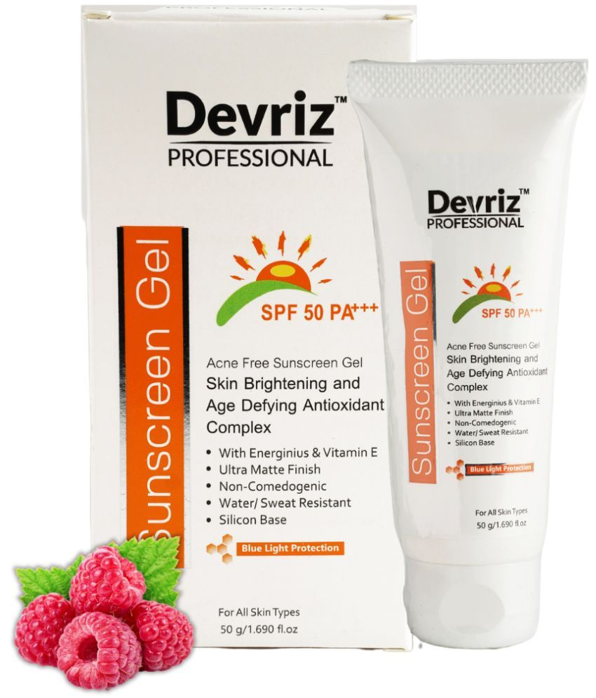     			Devriz Professional - SPF 50 Sunscreen Gel For All Skin Type ( Pack of 1 )