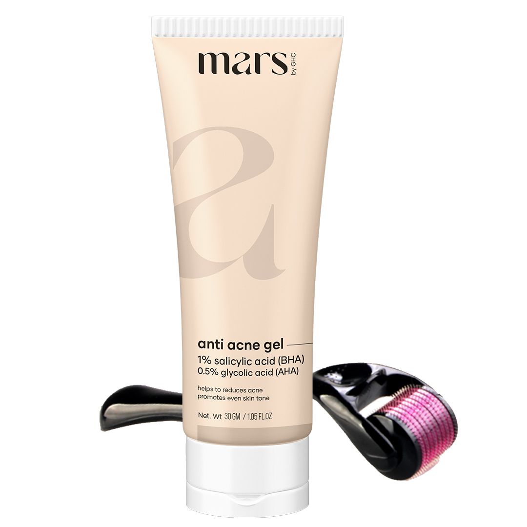    			Mars by GHC Anti Acne Gel | Salicylic Acid, Niacinamide and Derma Roller for Nourishment (2 Items in the set)