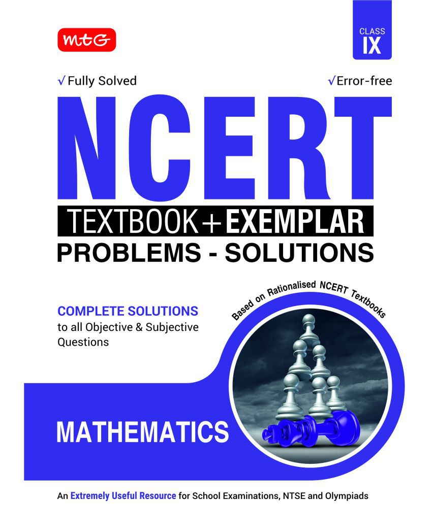     			NCERT Textbook + Exemplar Problem Solutions Mathematics Class 9