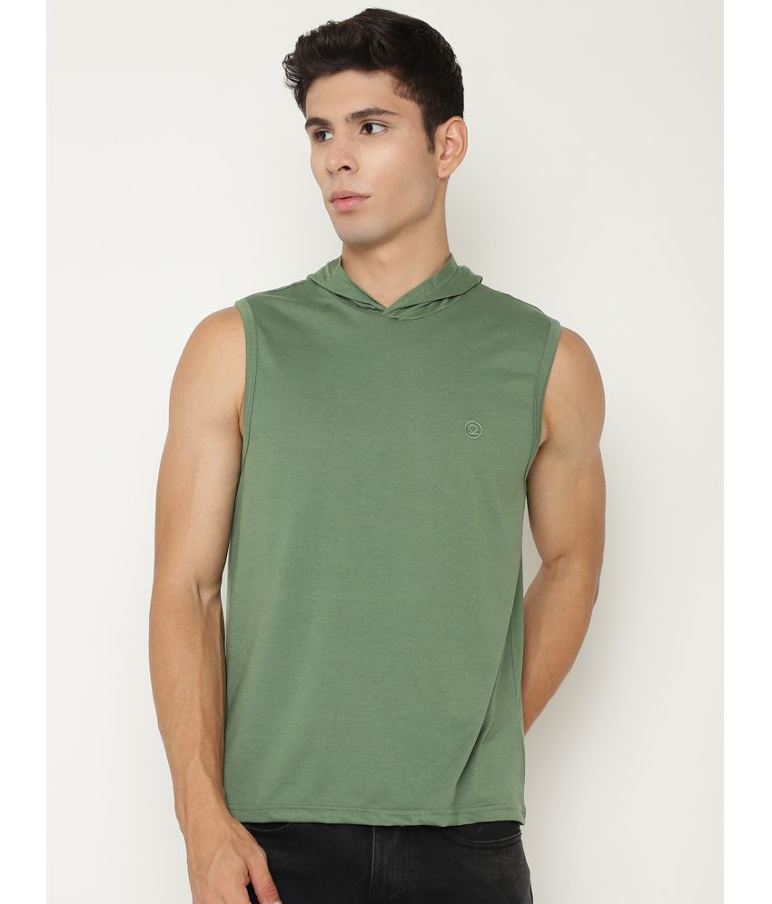     			Chkokko - Green Cotton Men's Vest ( Pack of 1 )