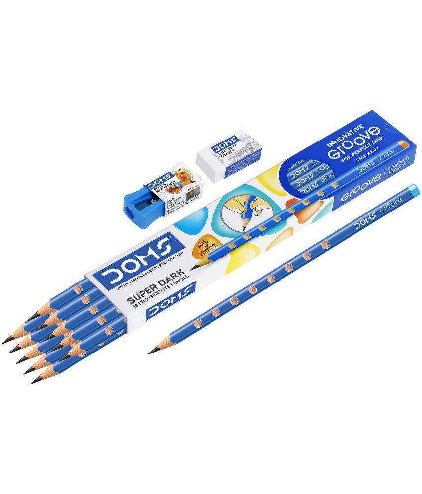     			Doms Groove Pencil 10 Pcs ( Pack Of 5 Packet )