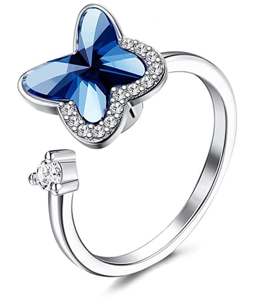     			FASHION FRILL - Blue Rings ( Pack of 1 )