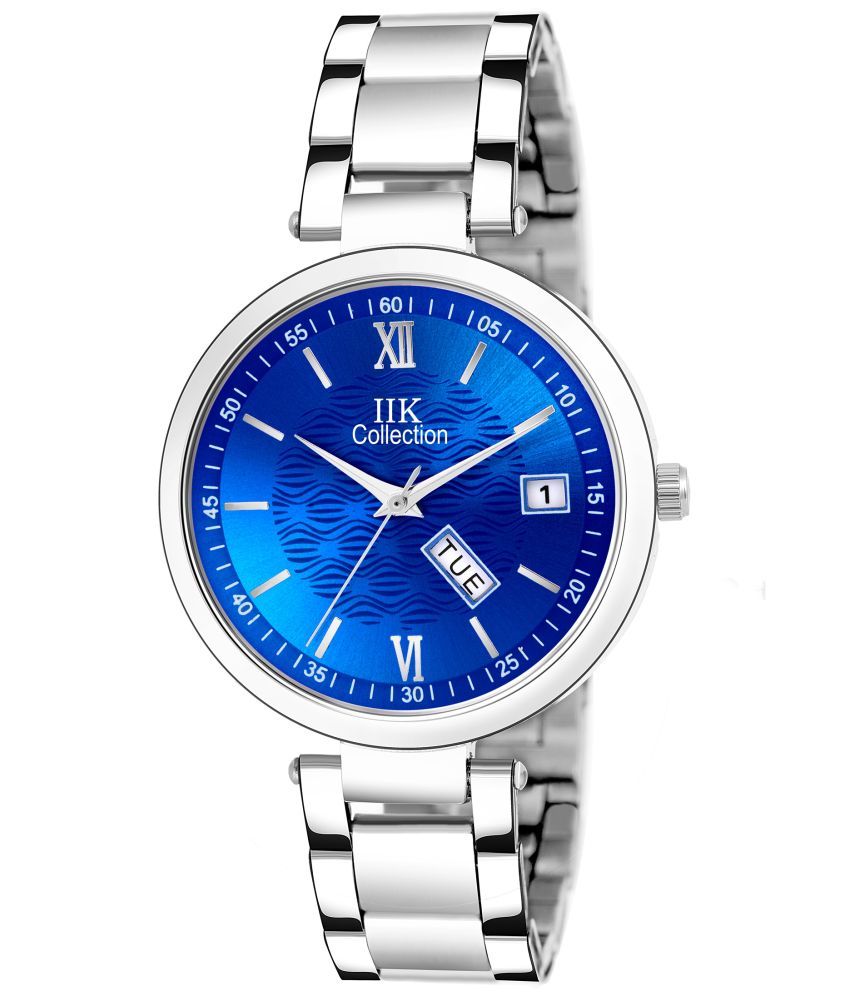     			IIK COLLECTION - Silver Stainless Steel Analog Womens Watch