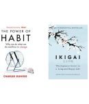 ( Combo Of 2 Pack ) Power Of Habit The Why We Do What We Do & Ikigai The Japanese secret to a long and happy life Paperback English Edition -  By ( Charles Duhigg & Hector Garcia )