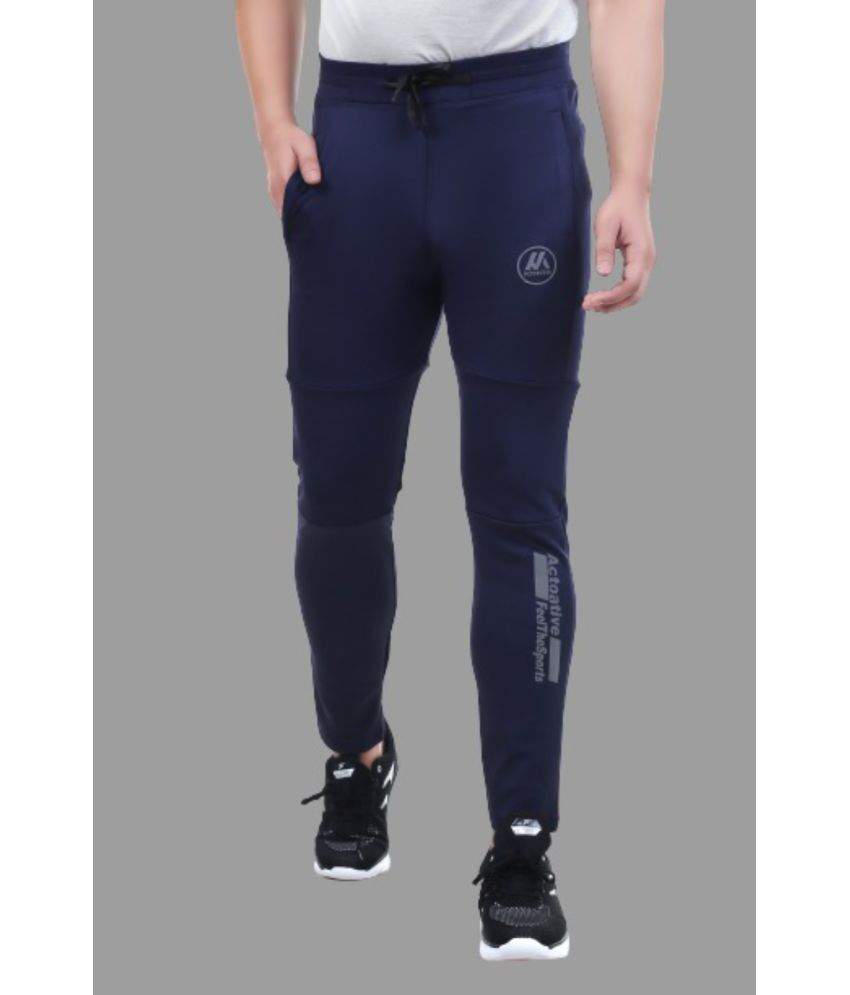     			Actoactivesports - Purple Cotton Blend Men's Sports Trackpants ( Pack of 1 )