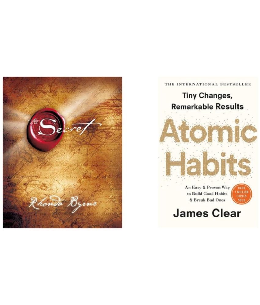     			( Combo Of 2 Pack ) The Secret & Atomic Habits Paperback by Rhonda Byrne & James Clear