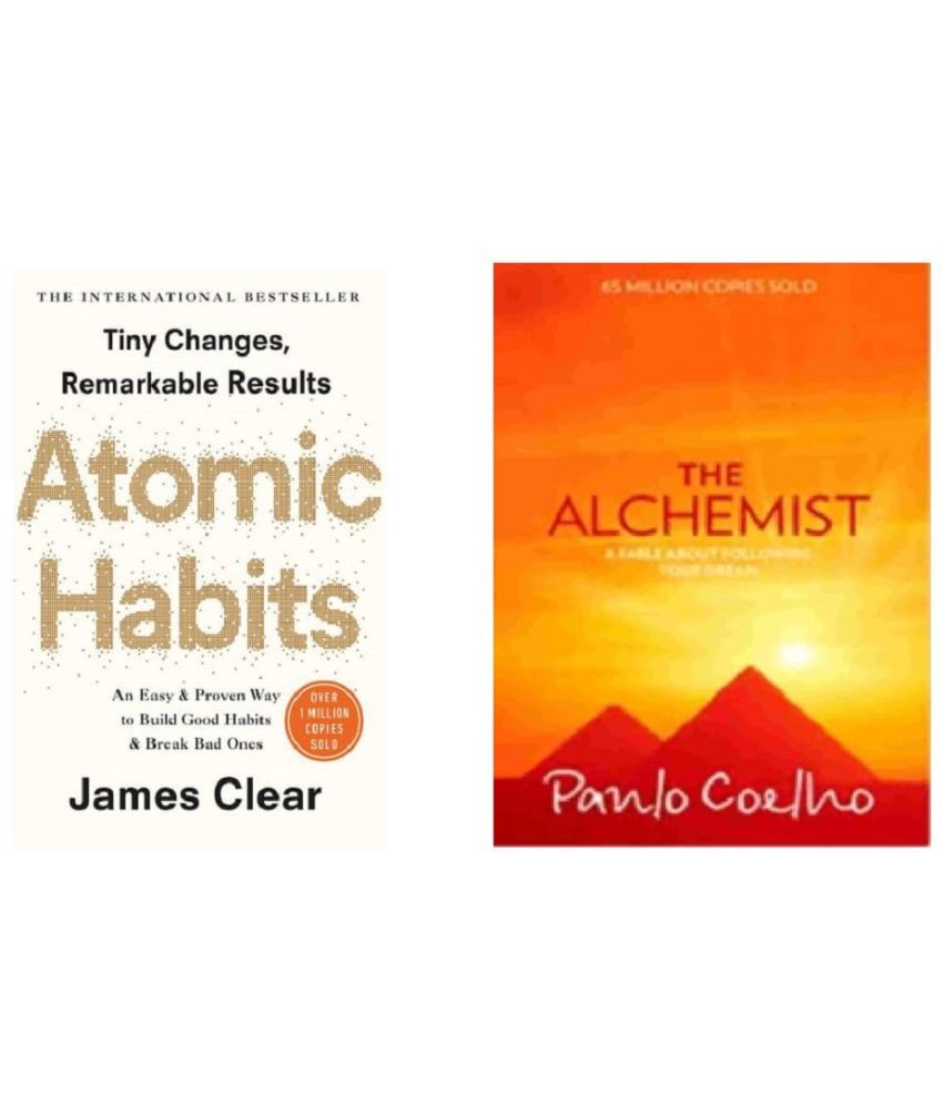     			( Combo Of 2 Pack ) The Alchemist & Atomic Habits Paperback , English Book By James Clear Paulo Coelho