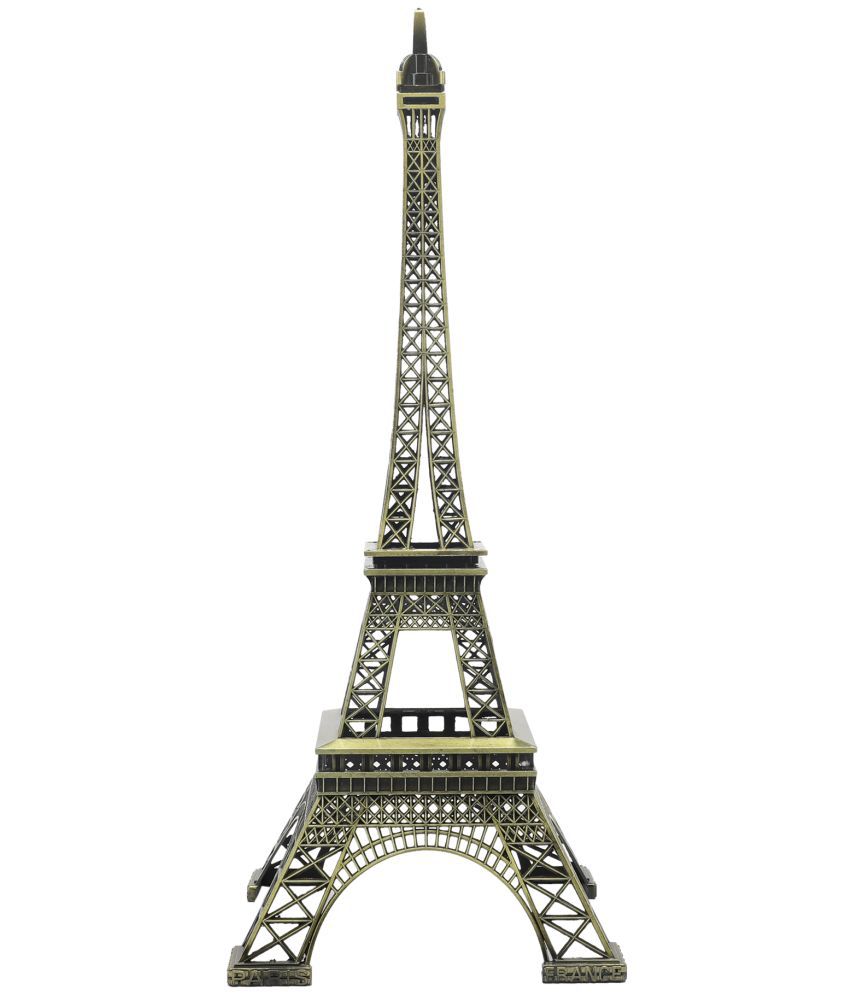     			HOMETALES - Metallic Eiffel Tower Miniature Showpiece 48 cm
