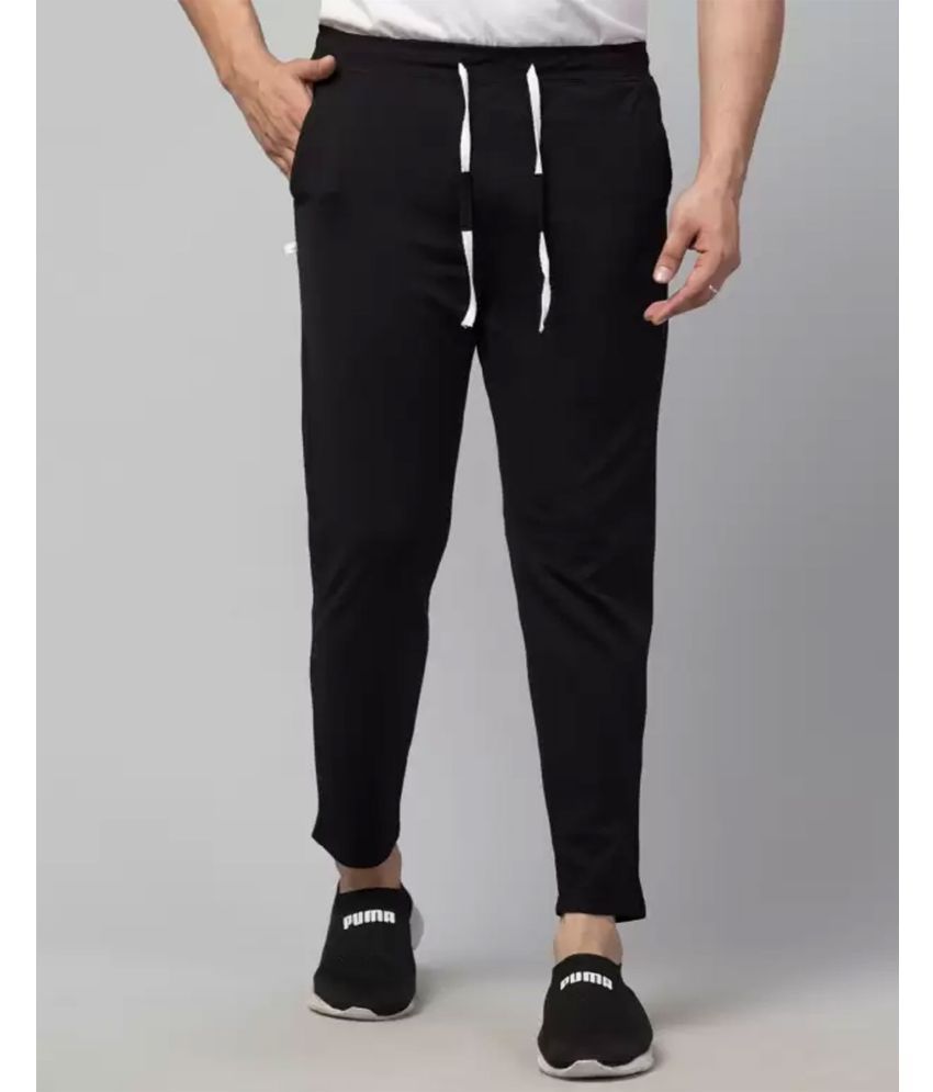     			Heathex - Black Polyester Men's Trackpants ( Pack of 1 )