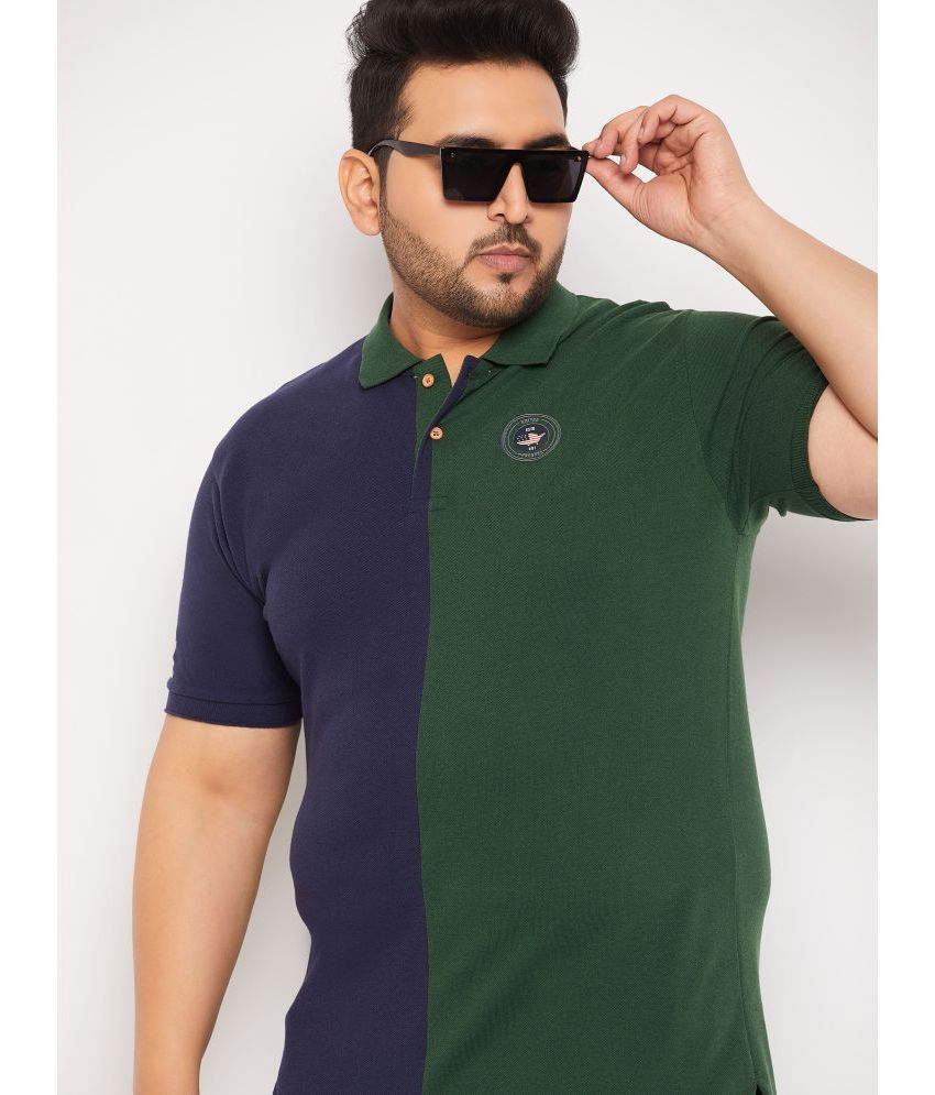     			NUEARTH - Green Cotton Blend Regular Fit Men's Polo T Shirt ( Pack of 1 )
