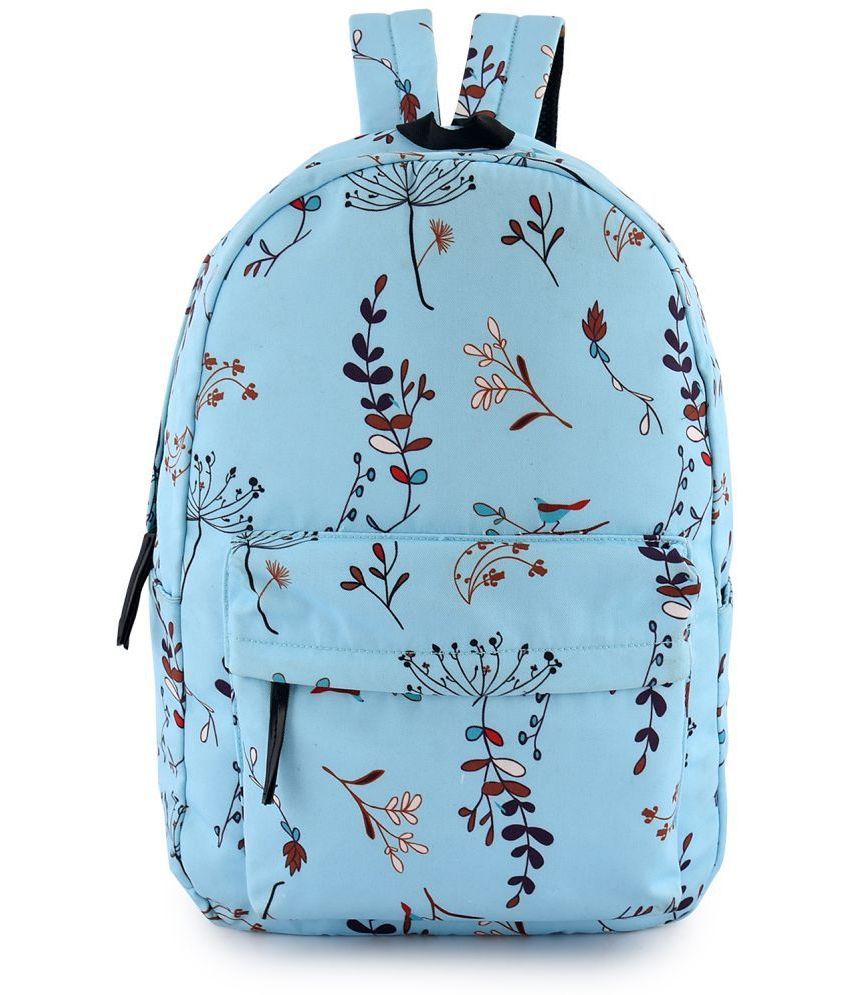     			SAKWOODS - Blue Canvas Backpack