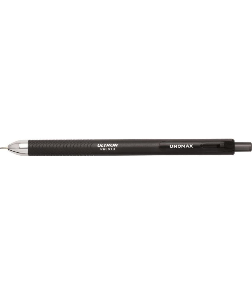     			UNOMAX Ultron Presto RT Black Ball Pen (Pack of 30, Black)