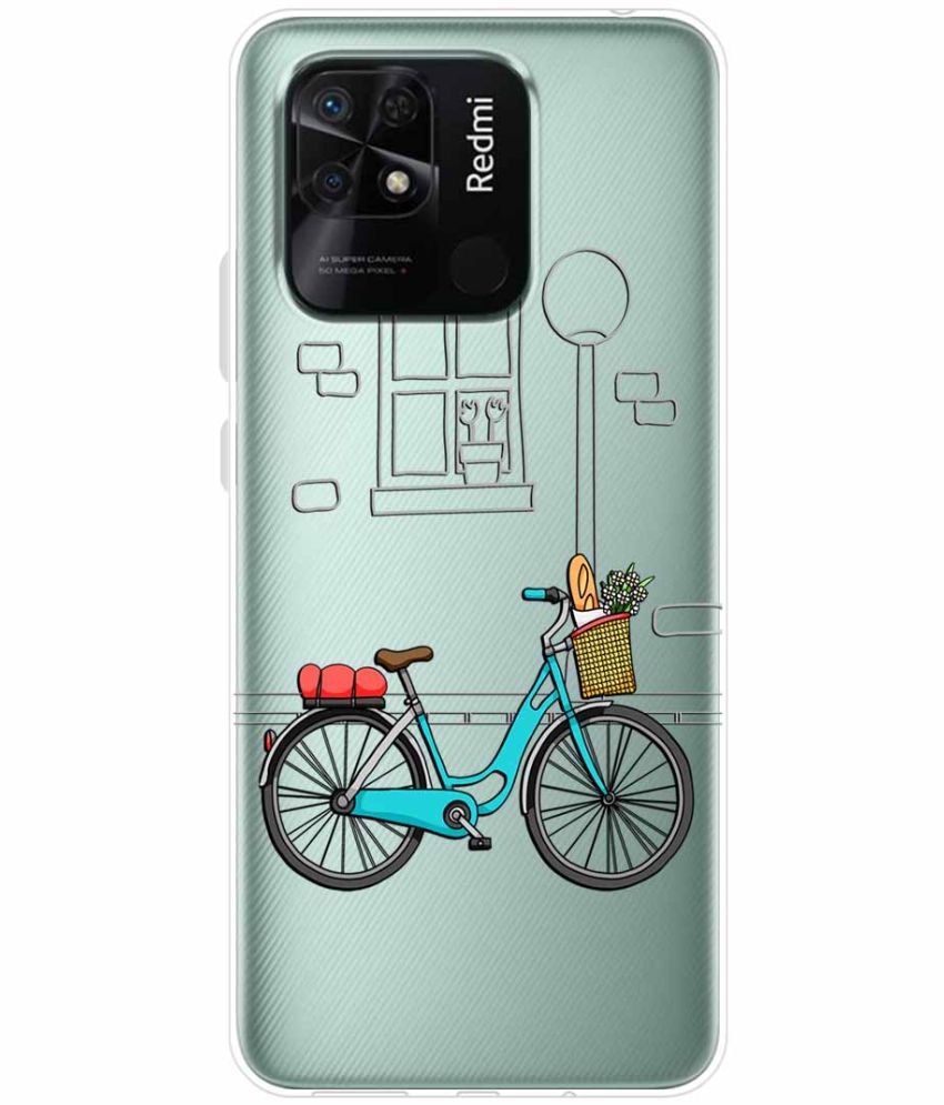     			Fashionury - Multicolor Printed Back Cover Silicon Compatible For Xiaomi Redmi 10 ( Pack of 1 )