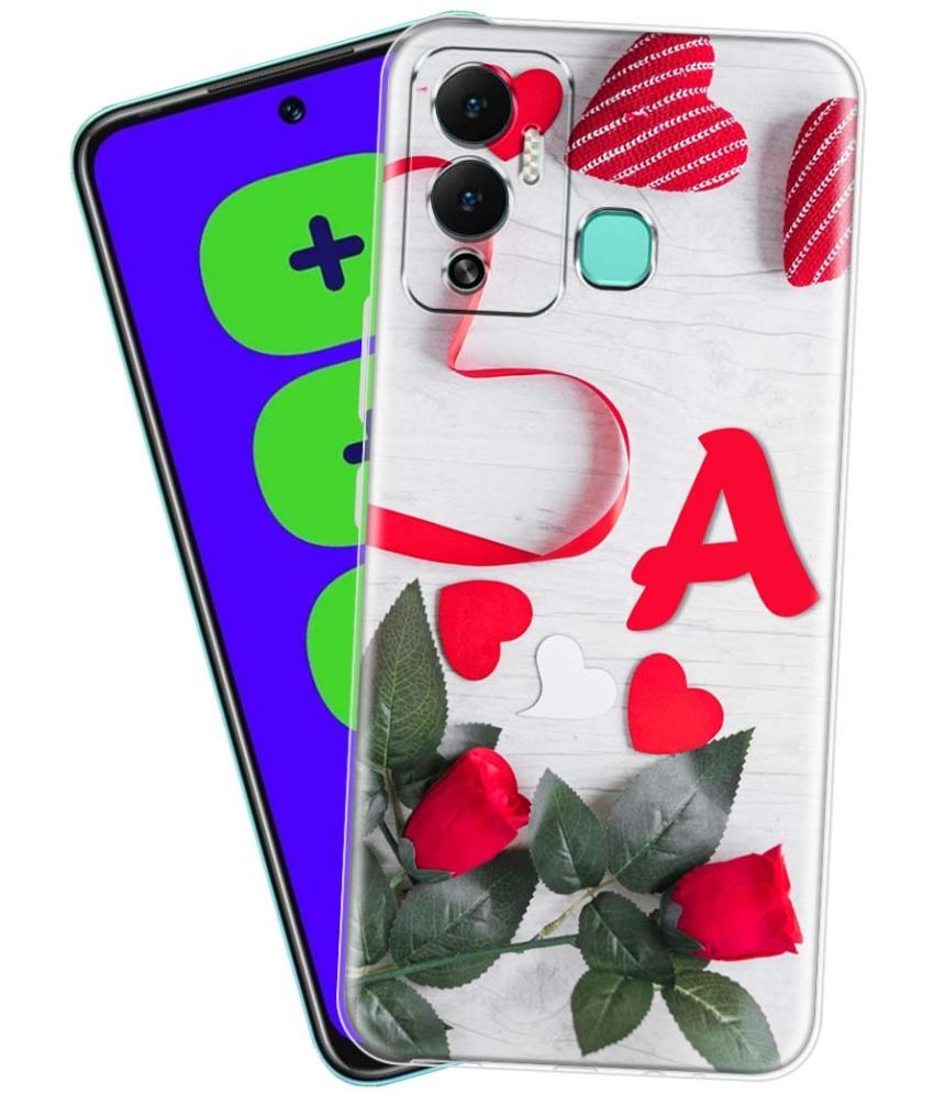     			Fashionury - Multicolor Printed Back Cover Silicon Compatible For Infinix Hot 12 Play ( Pack of 1 )