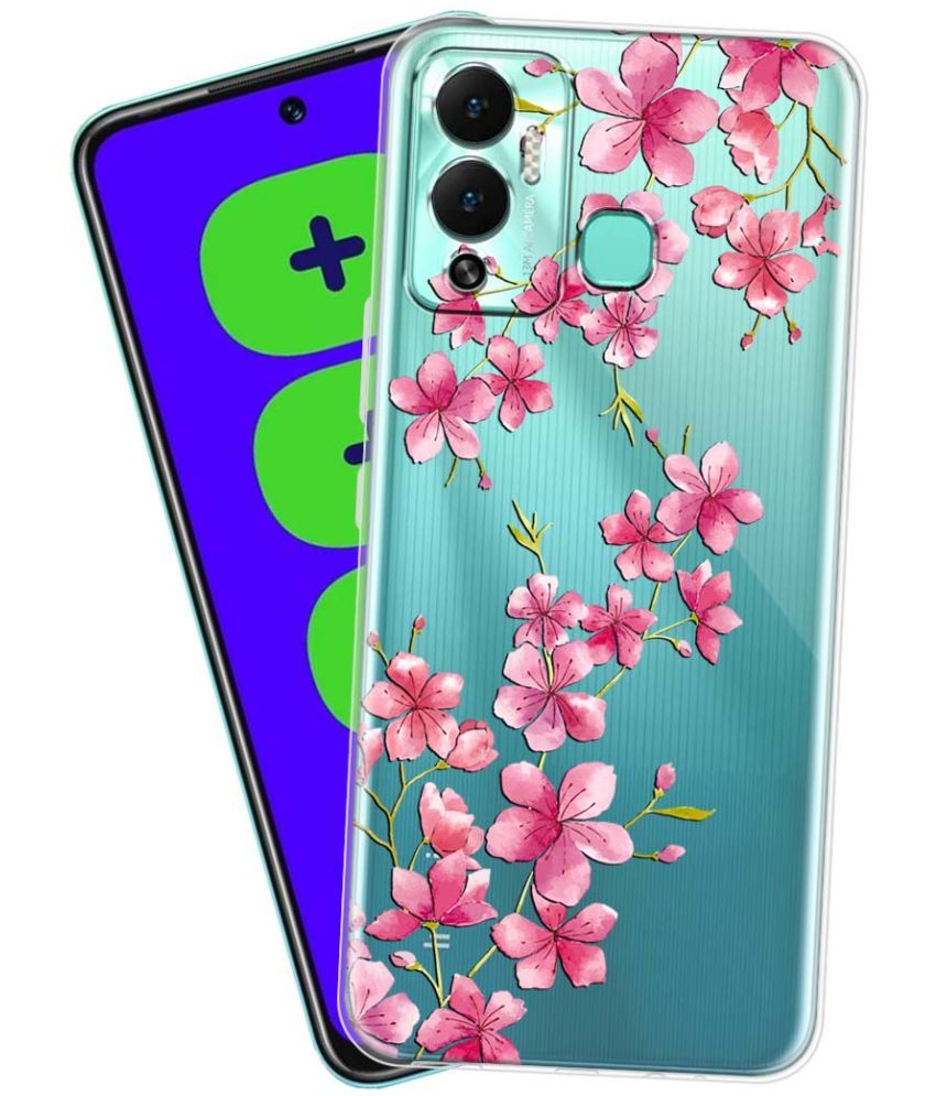     			Fashionury - Multicolor Printed Back Cover Silicon Compatible For Infinix Hot 12 Play ( Pack of 1 )