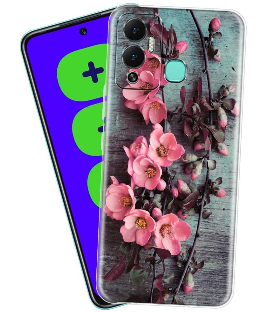     			Fashionury - Multicolor Printed Back Cover Silicon Compatible For Infinix Hot 12 Play ( Pack of 1 )